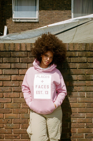 OG REFLECTIVE HOODIE - PINK – PLACES+FACES