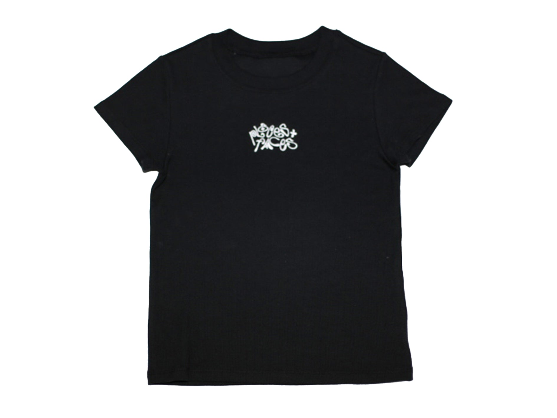 RIBBED BABY TEE - BLACK