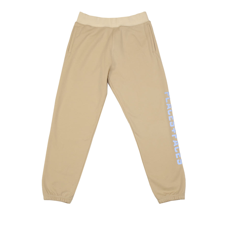 REFLECTIVE LOGO BOTTOMS - CREAM